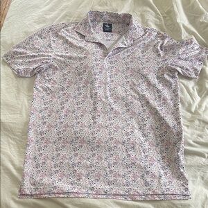 Men's Patriotic Donald Ross Sport Golf Shirt